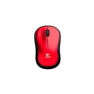 Mouse Logitech M185 Rojo Wireless 2.4Ghz