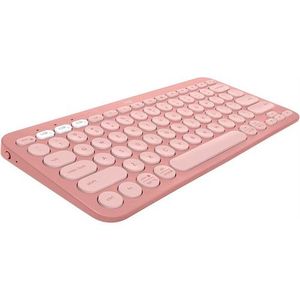 Teclado Logitech K380S Rose Wireless 2.4Ghz - Bt