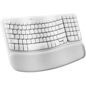 Teclado Logitech Wave Keys White Wireless 2.4Ghz - Bt