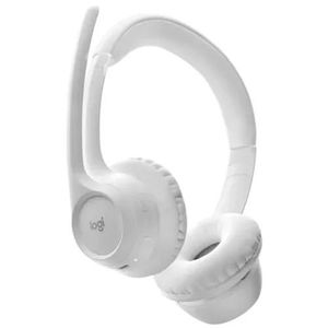 Headset Logitech Zone 300 White Wireless 2.4Ghz - Bt