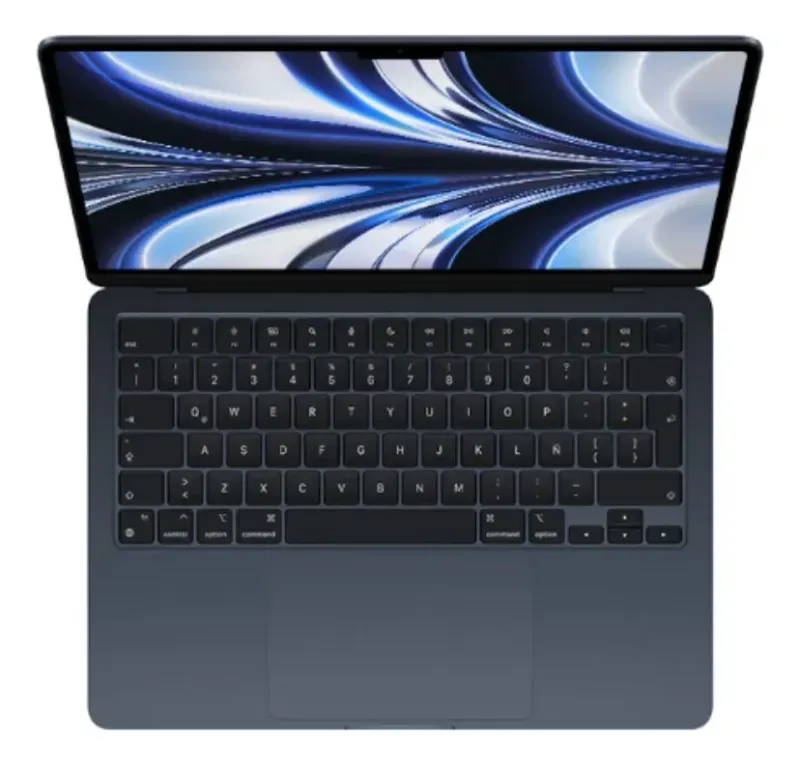 NOTEBOOK APPLE MACBOOK AIR CHIP M2 CPU 8-CORE GPU 10, 24GB, 512GB, LE MIDNIGHT-1771425567924