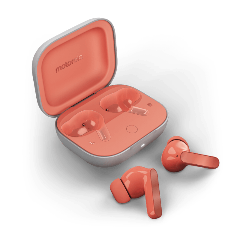 Auricular Motorola Buds Tws Peach Pink-1774639756993