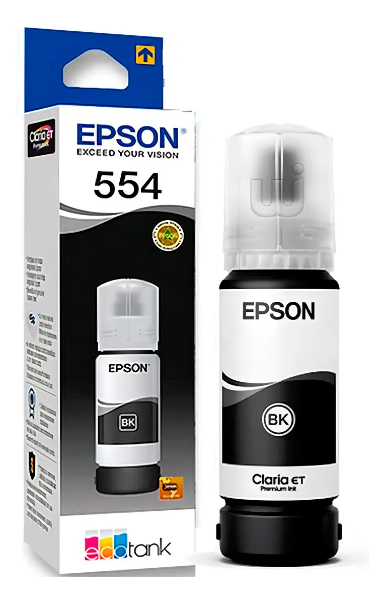 Insumo Epson L8180. L8160 Black Ink Bottle-1774972232068