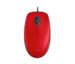 Mouse Logitech M110S Red Silent Usb-1775502432030