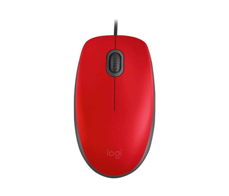 Mouse Logitech M110S Red Silent Usb-1775502432030
