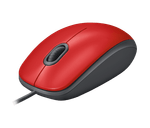 Mouse Logitech M110S Red Silent Usb-1775502668632