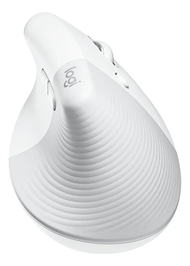 Mouse Logitech Lift Vertical White Wireless 2.4Ghz - Bt-1775572179663