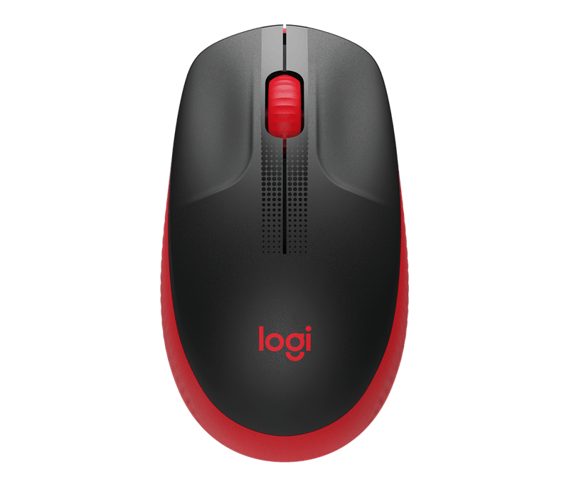 Mouse Logitech M190 Red Wireless 2.4Ghz-1775577000604