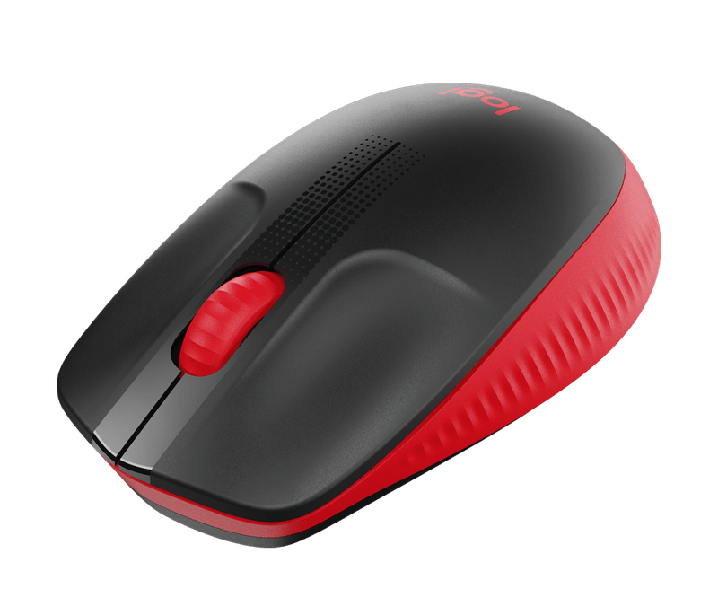 Mouse Logitech M190 Red Wireless 2.4Ghz-1775582190423