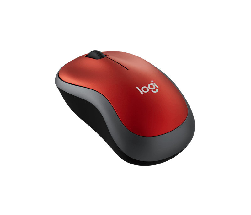 Mouse Logitech M185 Rojo Wireless 2.4Ghz-1775585449561