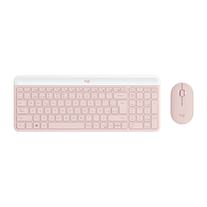 Teclado Y Mouse Logitech Combo Mk470 Rosa