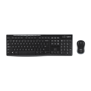 Teclado Y Mouse Logitech Combo Mk270 Black
