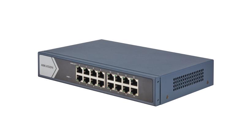 Switch Hikvision 16 Puertos Gigabit Rj45 Ports, 19-Inch Rack-Mountable No Administrable Metalico-1775592586922