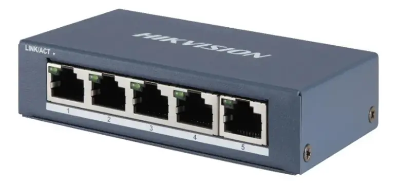Switch Hikvision 5 Puertos Gigabit Rj45 Ports No Administrable Metalico-1775594360195