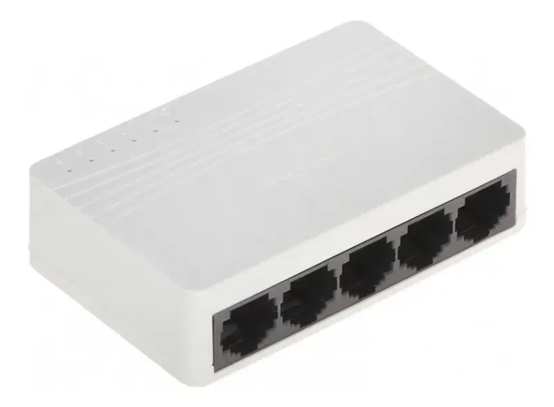 Switch Hikvision 5 Puertos Gigabit Rj45 Ports No Administrable Plastico-1775594946782