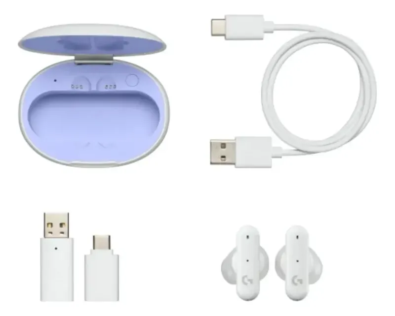 Headset Logitech Fits True Gaming White Bt-1775669932793