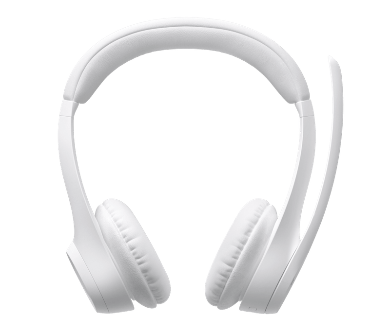 Headset Logitech Zone 300 White Wireless 2.4Ghz - Bt-1775670944222