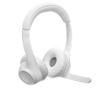 Headset Logitech Zone 300 White Wireless 2.4Ghz - Bt-1775670961797