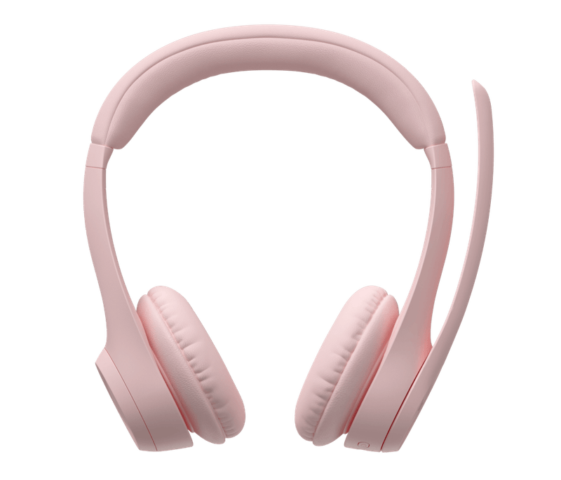 Headset Logitech Zone 300 Rose Wireless 2.4Ghz - Bt-1775671193522