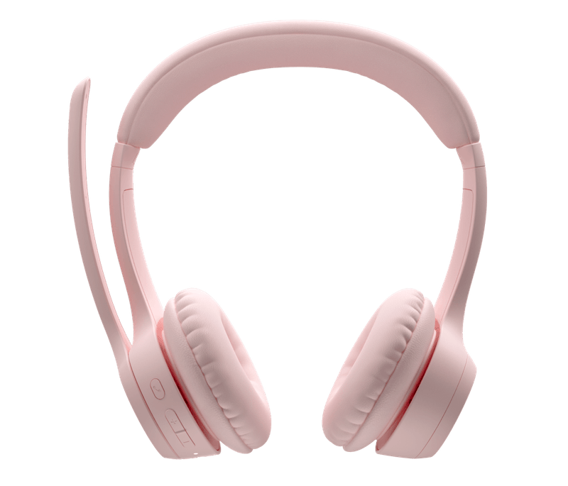 Headset Logitech Zone 300 Rose Wireless 2.4Ghz - Bt-1775671199388