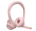 Headset Logitech Zone 300 Rose Wireless 2.4Ghz - Bt-1775671212944