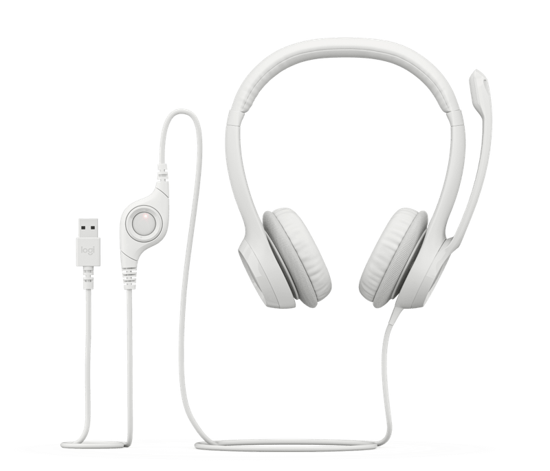 Headset Logitech H390 White Usb-1775671722840