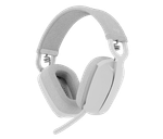 Headset Logitech Zone 100 White Wireless 2.4Ghz - Bt-1775672086103