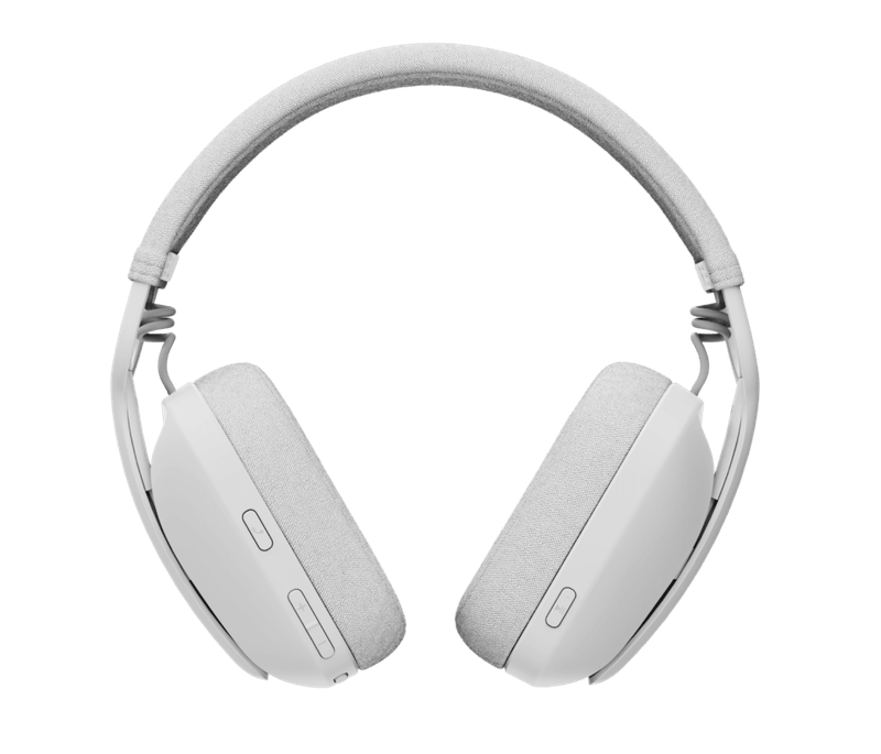 Headset Logitech Zone 100 White Wireless 2.4Ghz - Bt-1775672128690