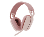 Headset Logitech Zone 100 Rose Wireless 2.4Ghz - Bt-1775672090578