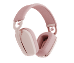 Headset Logitech Zone 100 Rose Wireless 2.4Ghz - Bt-1775672437543