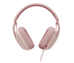 Headset Logitech Zone 100 Rose Wireless 2.4Ghz - Bt-1775672443409