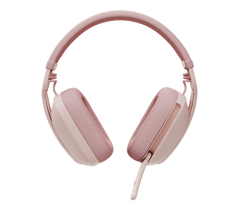 Headset Logitech Zone 100 Rose Wireless 2.4Ghz - Bt-1775672443409