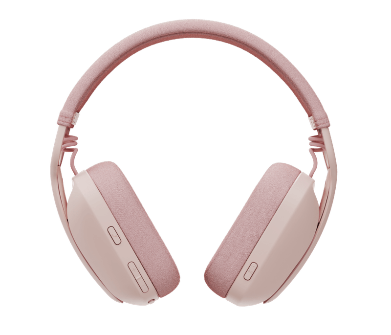Headset Logitech Zone 100 Rose Wireless 2.4Ghz - Bt-1775672449511