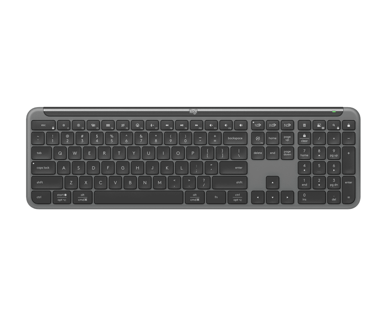 Teclado Logitech K950 Slim Graphite Wireless 2.4Ghz - Bt-1775745684578