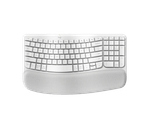 Teclado Logitech Wave Keys White Wireless 2.4Ghz - Bt-1775746278244