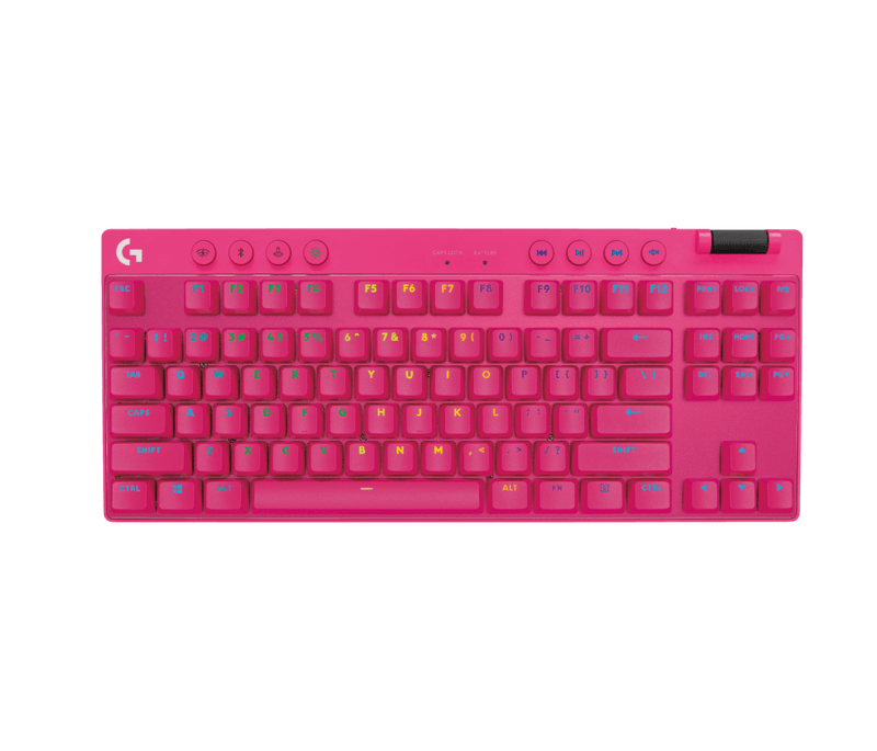 Teclado Logitech Pro X Tkl Lightspeed Magenta Wireless 2.4Ghz - Bt-1775746828089
