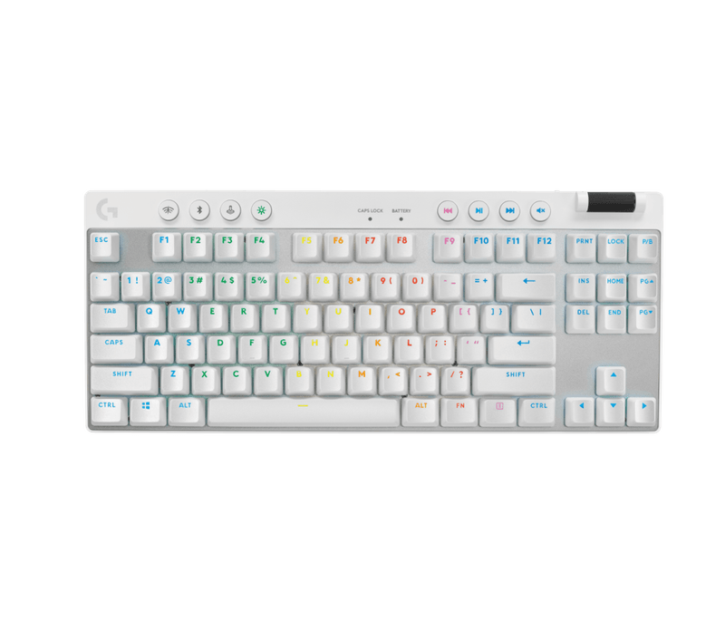 Teclado Logitech Pro X Tkl Lightspeed White Wireless 2.4Ghz - Bt-1775746829514