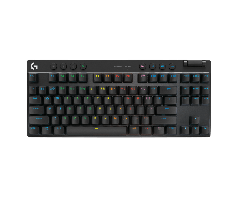 Teclado Logitech Pro X Tkl Lightspeed Black Wireless 2.4Ghz - Bt-1775761353816