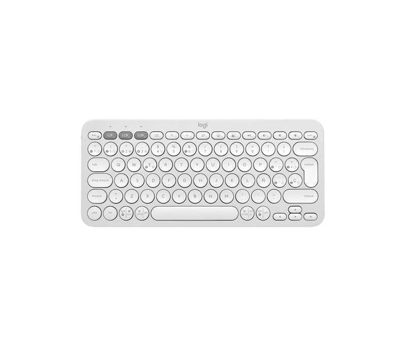 Teclado Logitech K380S White Wireless 2.4Ghz - Bt-1775761877365