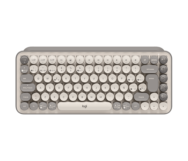 Teclado Logitech Pop Mist Sand Bt-1775762776120