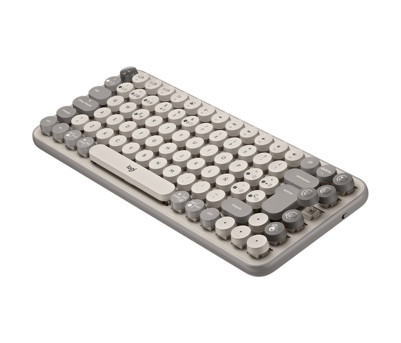 Teclado Logitech Pop Mist Sand Bt-1775766886954