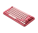 Teclado Logitech Pop Emoji Rose Wireless 2.4Ghz - Bt-1775828664399