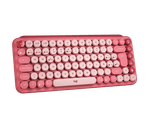 Teclado Logitech Pop Emoji Rose Wireless 2.4Ghz - Bt-1775828669833