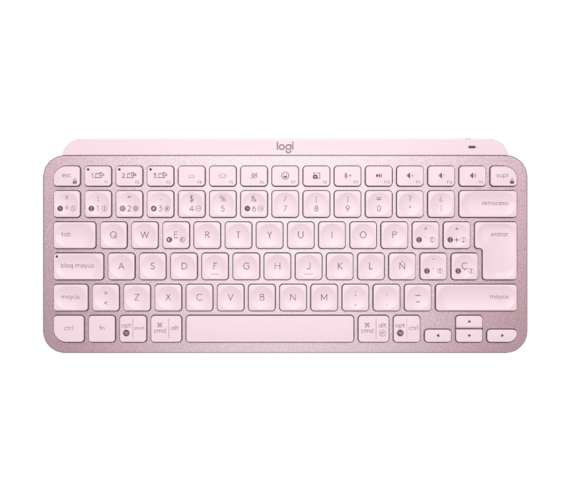 Teclado Logitech MX Keys Mini Rosa Inalámbrico-1775830207833
