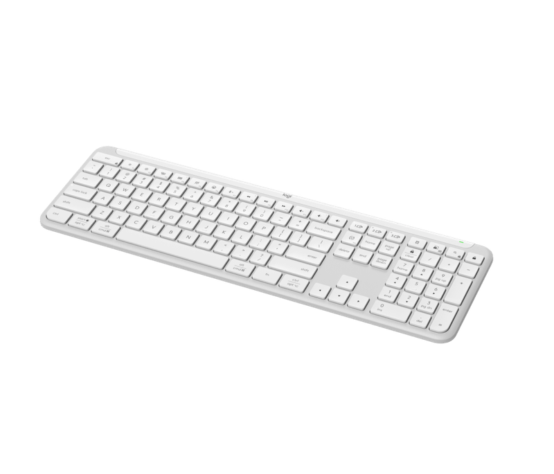 Teclado Logitech K950 Slim White Wireless 2.4Ghz - Bt-1775832388394