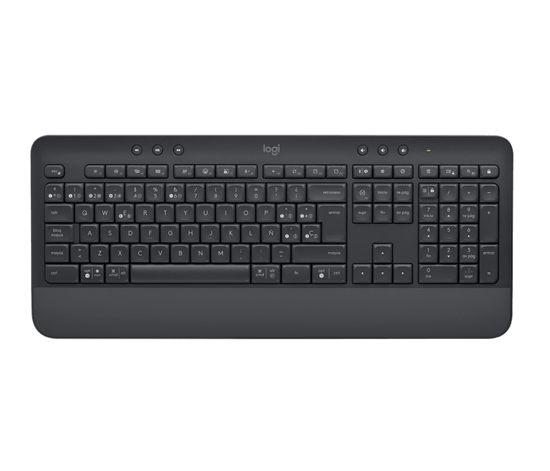 Teclado Logitech K650 Graphite Wireless 2.4Ghz - Bt-1776092371975