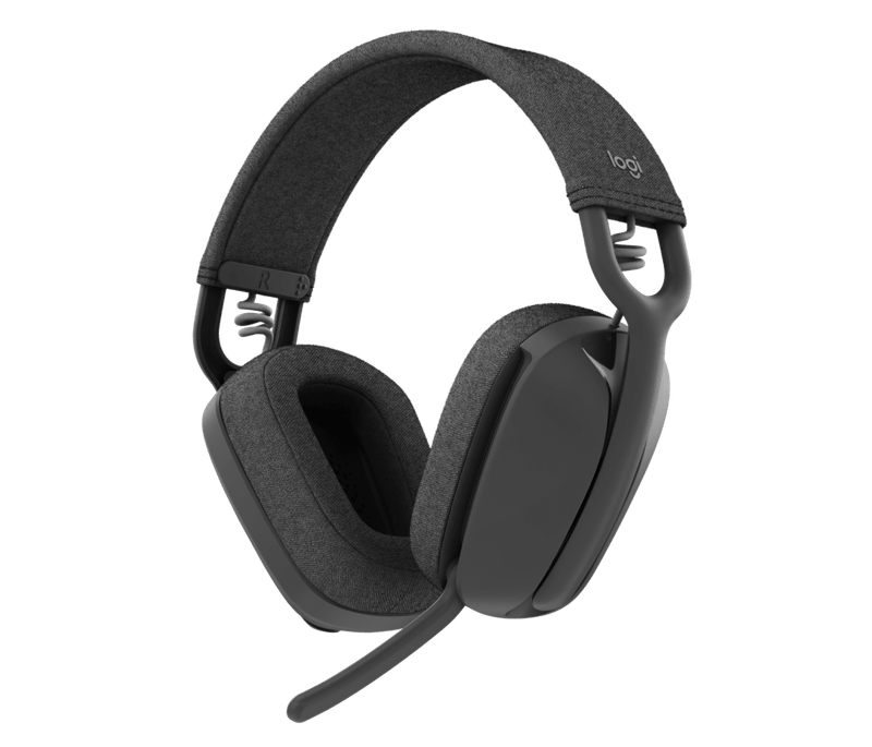 Headset Logitech Zone 100 Black Wireless 2.4Ghz - Bt-1776105691239