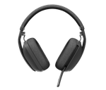 Headset Logitech Zone 100 Black Wireless 2.4Ghz - Bt-1776105742686
