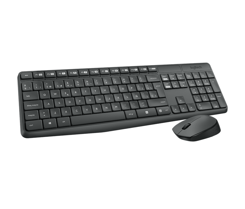 Teclado Y Mouse Logitech Combo Mk235 Wireless 2.4Ghz-1776196457872