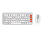Teclado Y Mouselogitech Pop Icom White Wireless 2.4Ghz - Bt-1776275863977